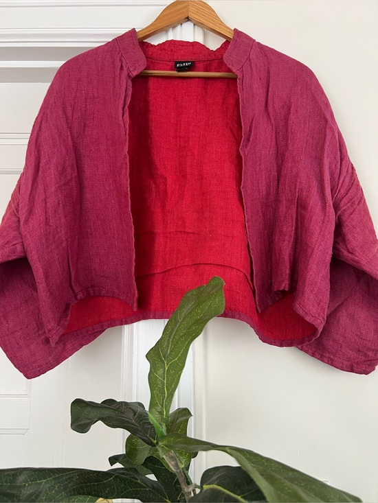 Eileen Fisher Jackets & Blazers - Eileen Fisher LINEN Open Front Jacket